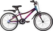 Велосипед NOVATRACK KATRINA 20" (2022) фиолетовый металлик